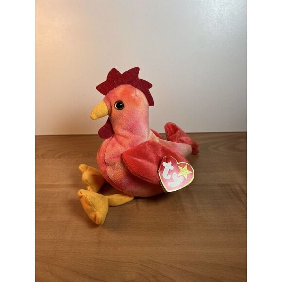TY 1996 Beanie Baby - STRUT the Rooster, Vintage - Picture 1 of 11